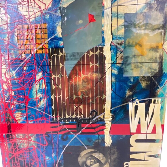 Trevor Williamson "Digital Void Tattoo" Limited Edition Canvas Abstract Art - Picture 5 of 13